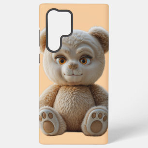 Adorable Fluffy Teddy Bear Cute Plush Samsung Galaxy Case
