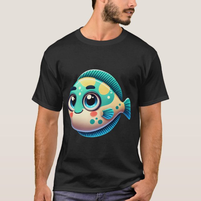 Adorable Fluke Fish T-Shirt (Front)