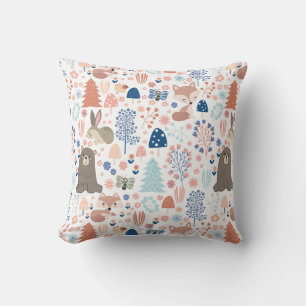 Adorable Forest Animals Cushion
