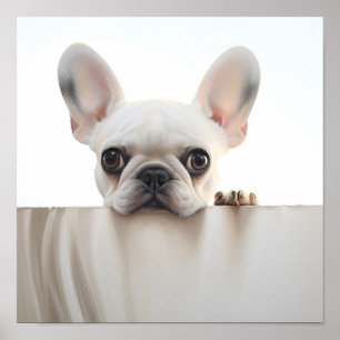 adorable french bulldog photography print