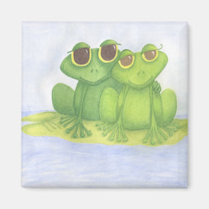 Adorable Frog Lovers Magnet