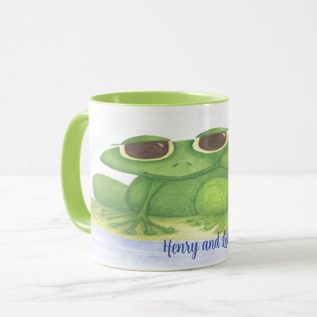 Adorable Frog Lovers Mug (Front Left)