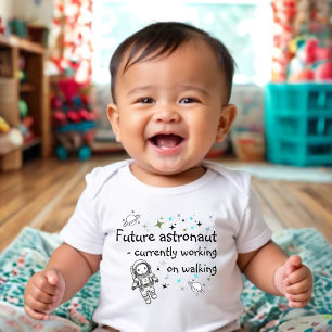 Adorable Future Astronaut Baby Bodysuit