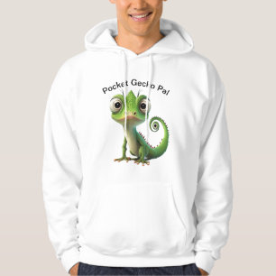 Adorable Gecko Pocket Hoodie – Funny Cute Reptile