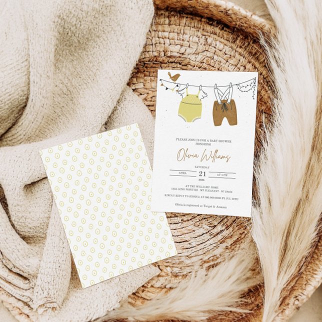 Adorable Gender neutral  Invitation (Creator Uploaded)