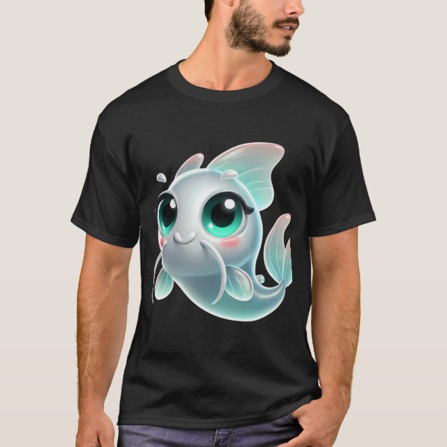 Adorable Ghost Catfish T-Shirt (Front)