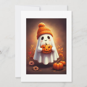 adorable ghost invitation