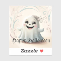 Adorable Ghostly Friend Halloween Design