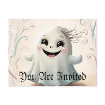 Adorable Ghostly Friend Halloween Design