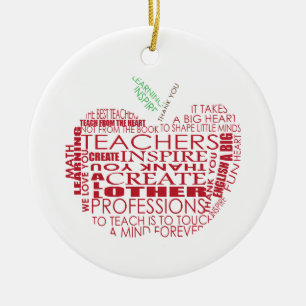 Adorable Gift for Teachers Ceramic Tree Decoration