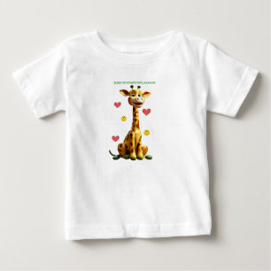 "Adorable Giraffe Baby Tee" T-Shirt