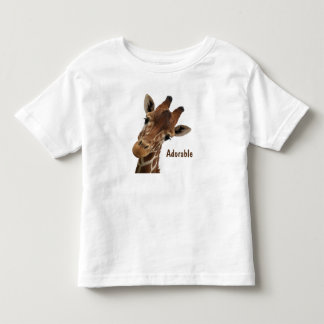 Adorable Giraffe Toddler T-Shirt