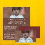 Adorable Girl, Children's Clothing Store Advert Flyer<br><div class="desc">Adorable Girl,  Children's Clothing Store Advertising Flyers By The Business Card Store.</div>