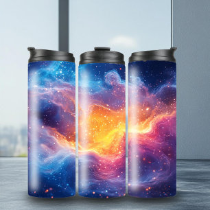 Adorable Glitter Milky Way Thermal Tumbler