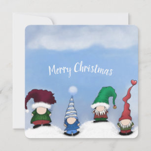 Adorable Gnome Posse Card