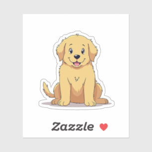 Adorable Golden Retriever, Anime Cosy Charm, Small