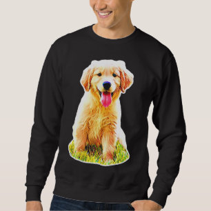Adorable Golden Retriever Puppy Named Miso Sweatshirt