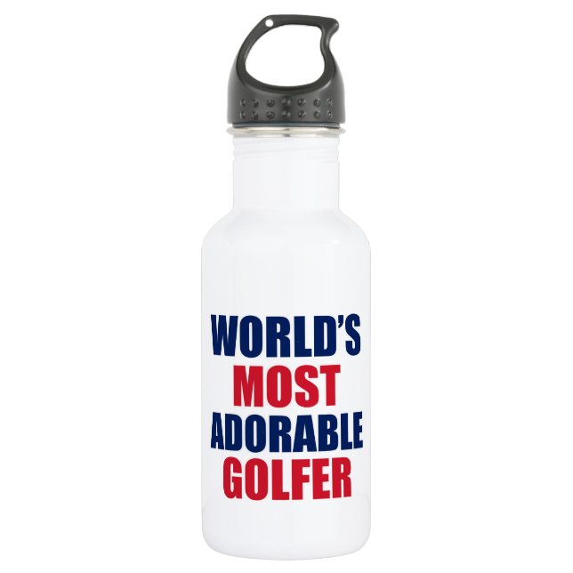 Adorable golfer 532 ml water bottle (Front)