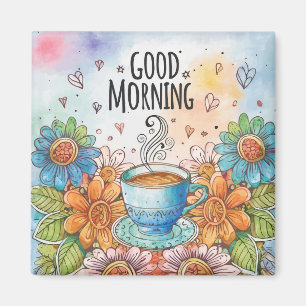 Adorable Good Morning Fridge Magnet
