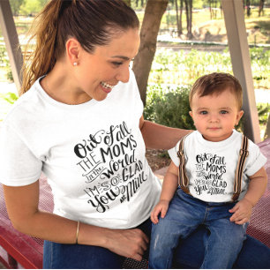 Adorable Gratitude for Mum Word Art T-Shirt