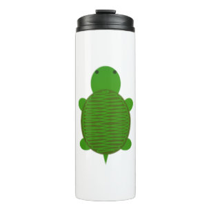 Adorable Green Turtle Thermal Tumbler