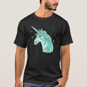 Adorable Green Unicorn For Men Boys That Love Magi T-Shirt