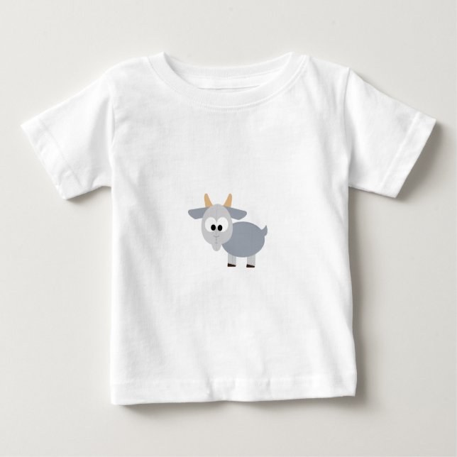 Adorable grey goat baby T-Shirt (Front)