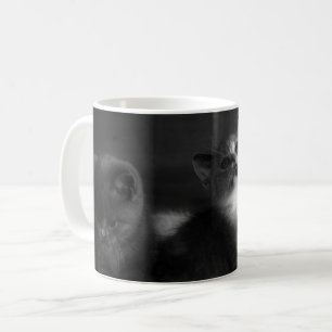 Adorable Grey Kitten Portrait Coffee Mug