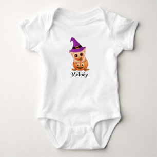 Adorable Halloween Baby Owl Baby Jersey Bodysuit
