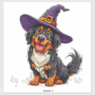Adorable Halloween Dog With Magic Hat Costume