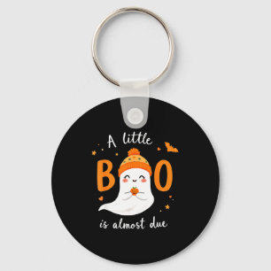 Adorable Halloween Ghost A Little Boo Is Almost Du Key Ring