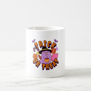 Adorable Halloween Ghost Trick or Treat Coffee Mug