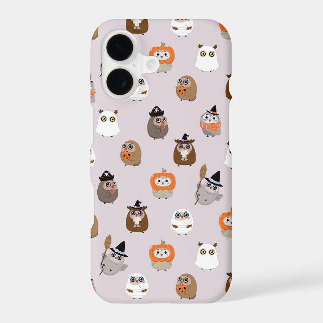 Adorable Halloween Owls Pattern Samsung Galaxy S21 Case (Back)