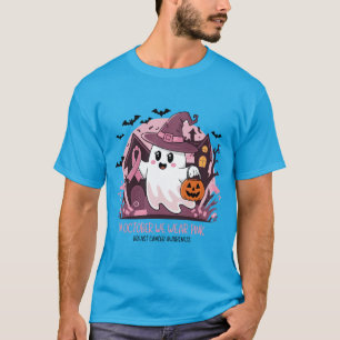 Adorable Halloween T-Shirt Supporting Breast Cance