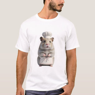 Adorable Hamster Chef Portrait T-Shirt