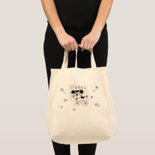 Adorable Hand-Drawn Dog 'Keserasera Dog' ♡ Tote Bag