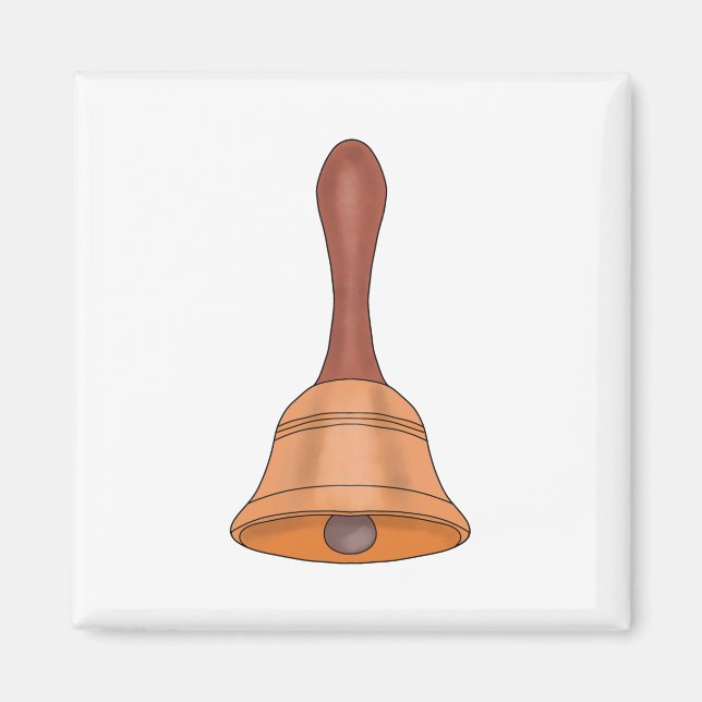Adorable Handbell Magnet (Front)