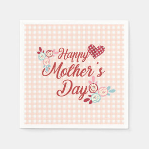 Adorable Happy Mother's Day   Napkin