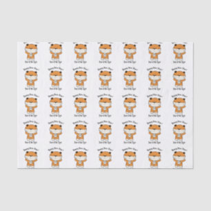 Adorable Happy New Year 2022 Year of the Tiger Tissue Paper