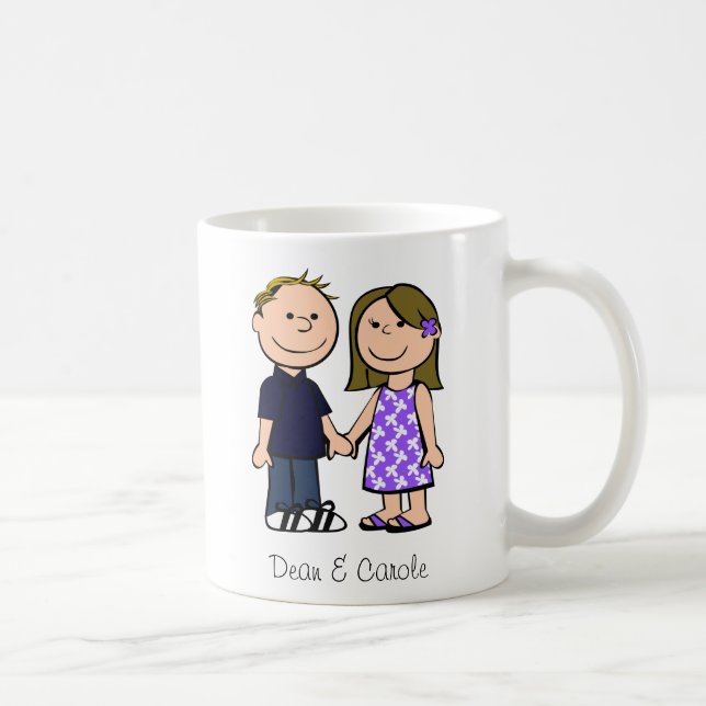 Adorable He & She Coffee Mug (Right)