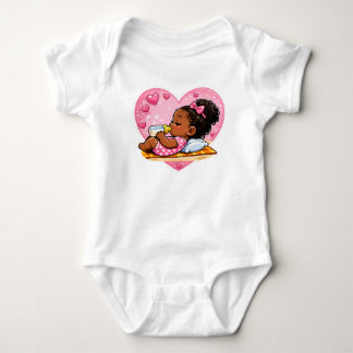 Adorable Heart Design Baby Outfit Bodysuit