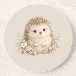 Adorable Hedgehog European Garden Coaster