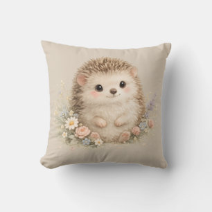 Adorable Hedgehog European Garden Cushion