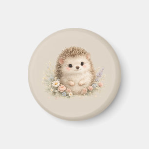 Adorable Hedgehog European Garden  Magnet
