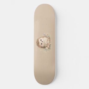 Adorable Hedgehog European Garden Skateboard
