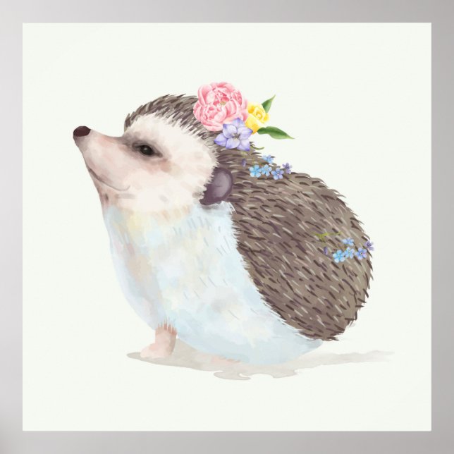 Adorable Hedgehog  Poster (Front)