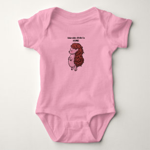 Adorable Hegdity Hedgehog Baby One-sey T-Shirt Bodysuit