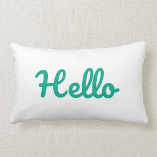 Adorable Hello Throw pillow