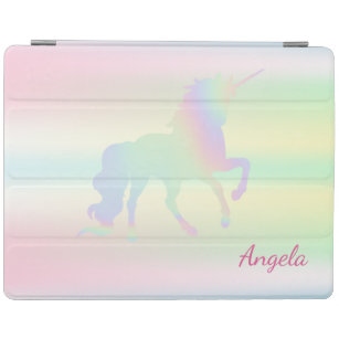 Adorable Holographic Iridescent Unicorn Magical iPad Cover