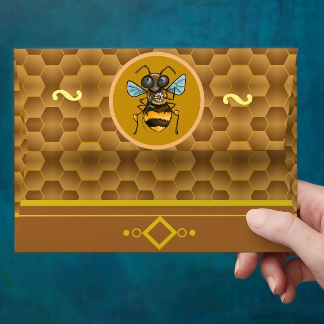 Adorable Honey Bee Envelope (Hand)